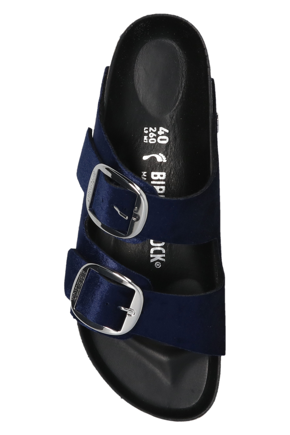 Birkenstock navy big discount buckle